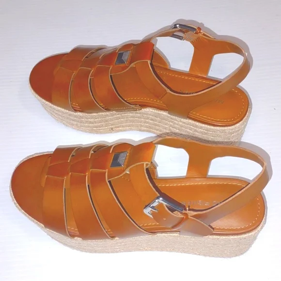 ๐ฃMARC FISHER Joven Espadrille Wedge Sandal in Natural Beige - Picture 17 of 17